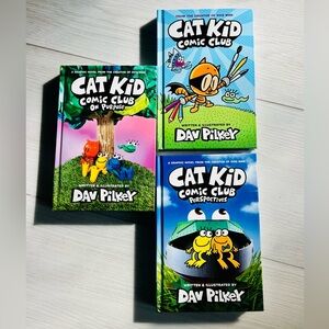 Cat Kid Comic Club, Book 1, Book 2 and Book 3 (Perspectives, On Purpose)